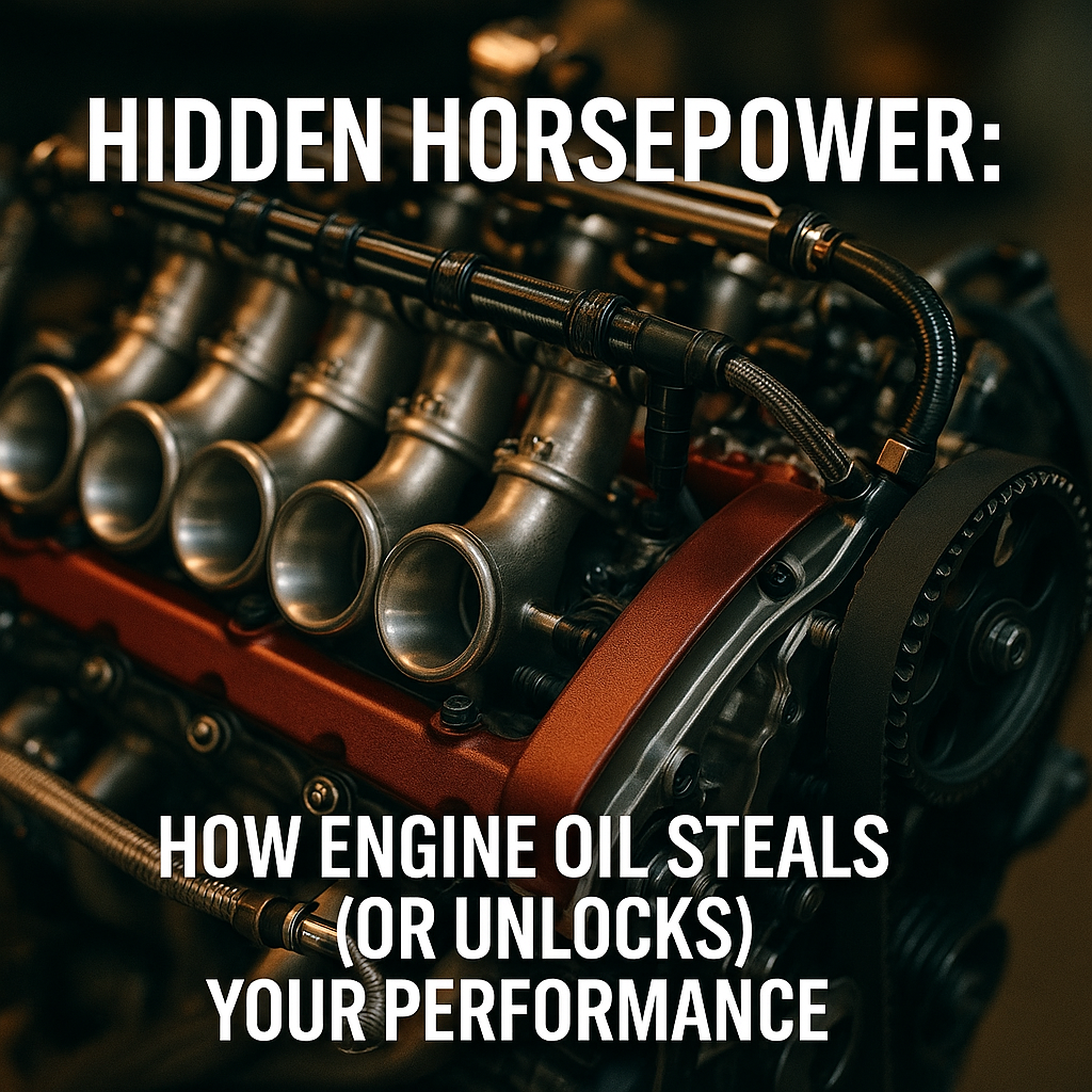 The right oil can make a substantial difference in how your engine performs