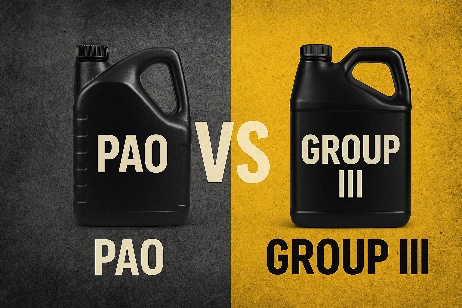 PAO Vs Group 3 base oils by KCK Lubricants