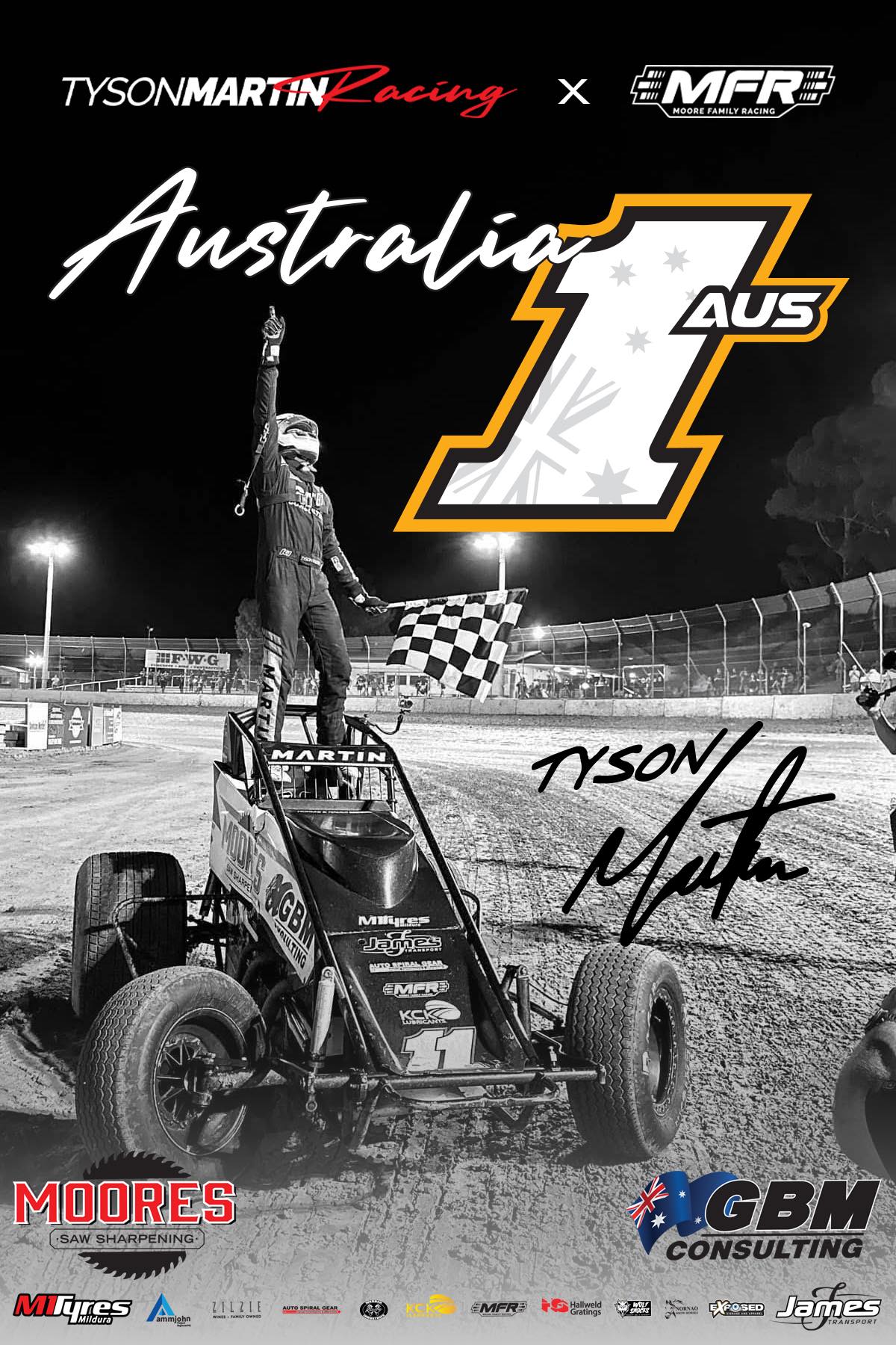 From Dirt Dreams to A1: Tyson Martin Crowned Australian Champion