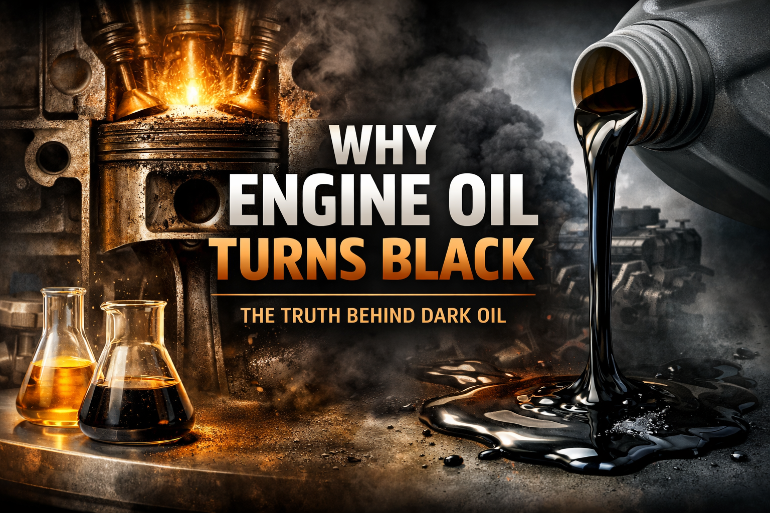 Why Engine Oil Turns Black: The Truth Behind Dark Oil
