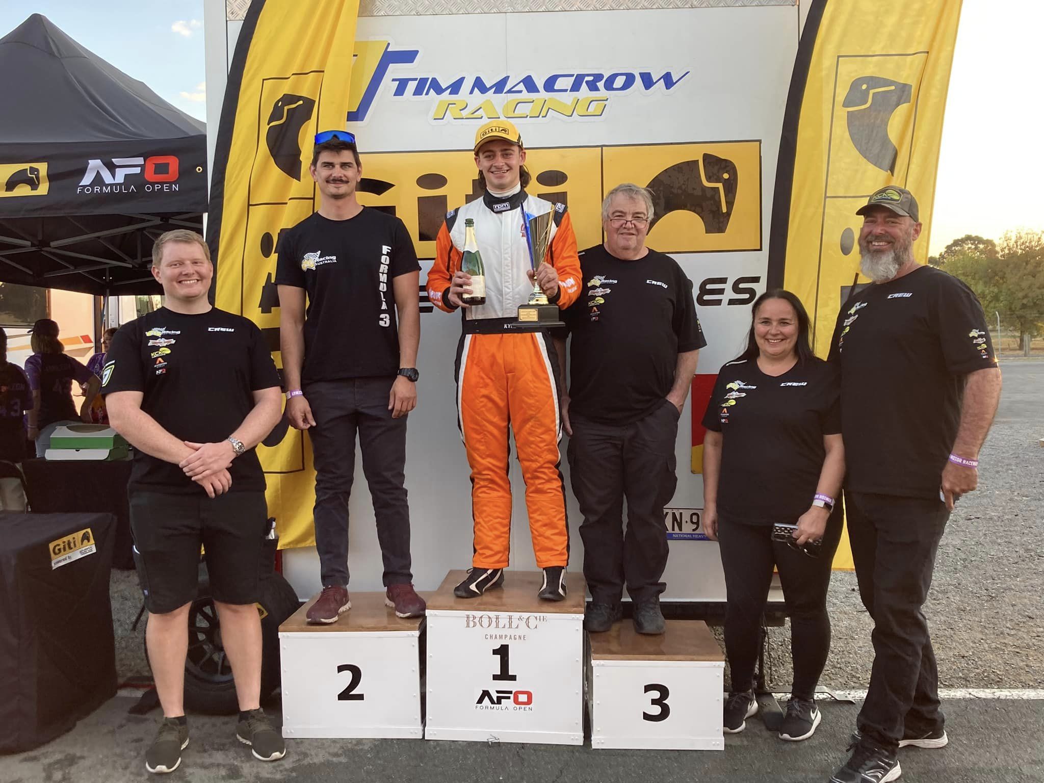 KCK Lubricants Gilmour Racing Formula 3 Australian oil manufacturer for race cars