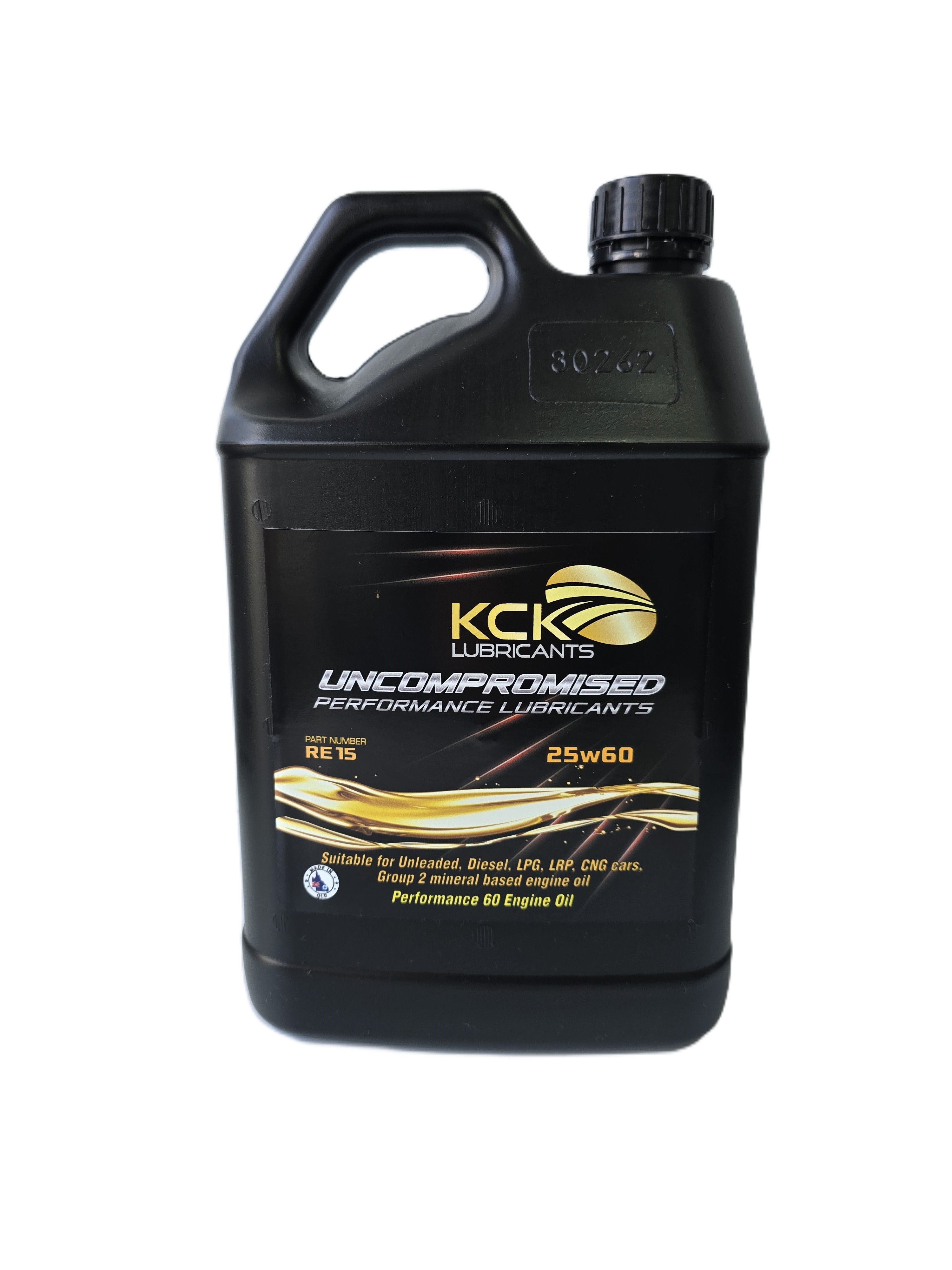 KCK Lubricants Performance 25w60 Engine Oil Group 2 mineral-based high-viscosity engine oil - 5l bottle front