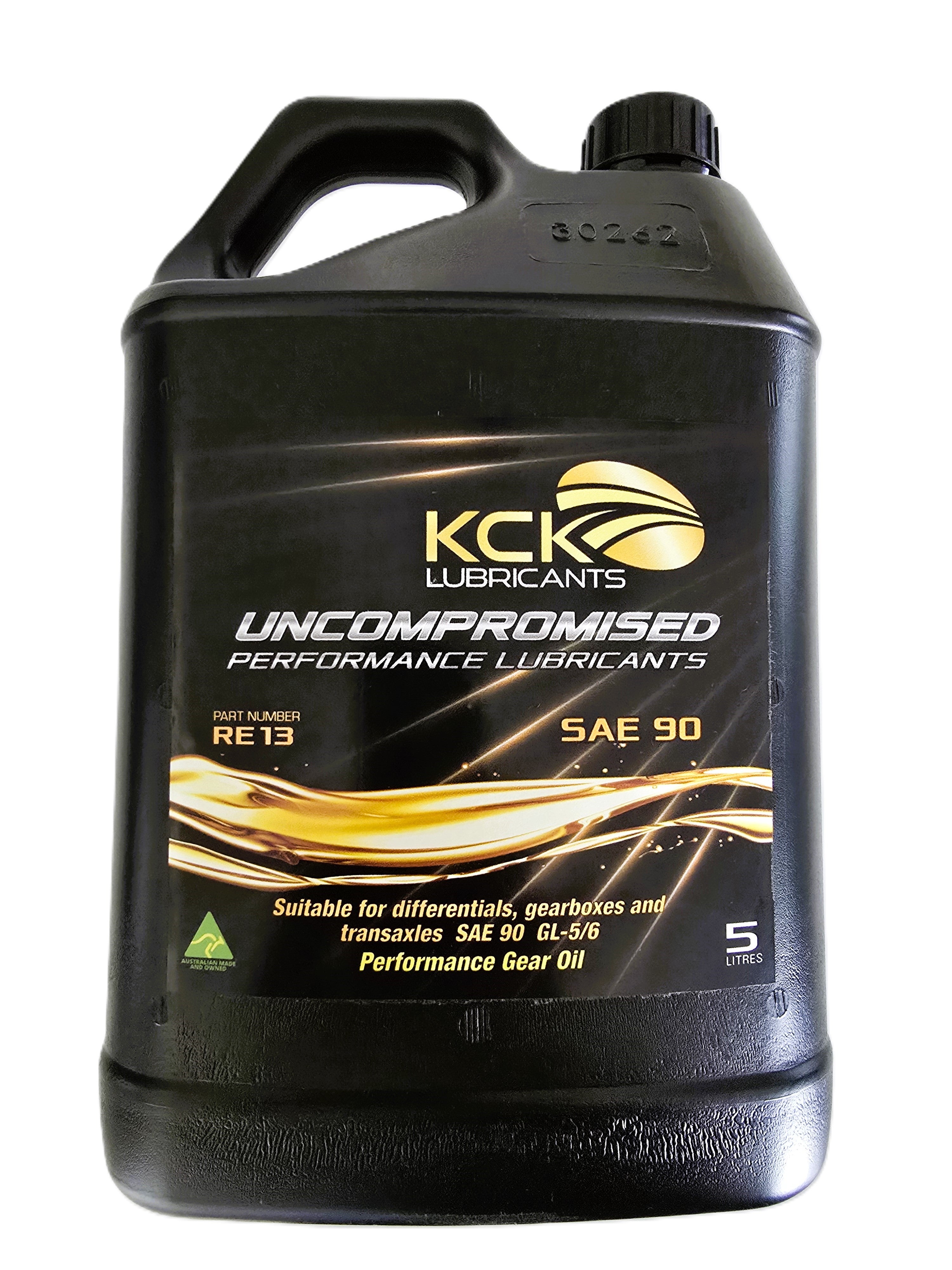 KCK Lubricants All Performance Gear Oil 90w premium SAE 90 gear oil superior performance and protection for differentials - 5l bottle front