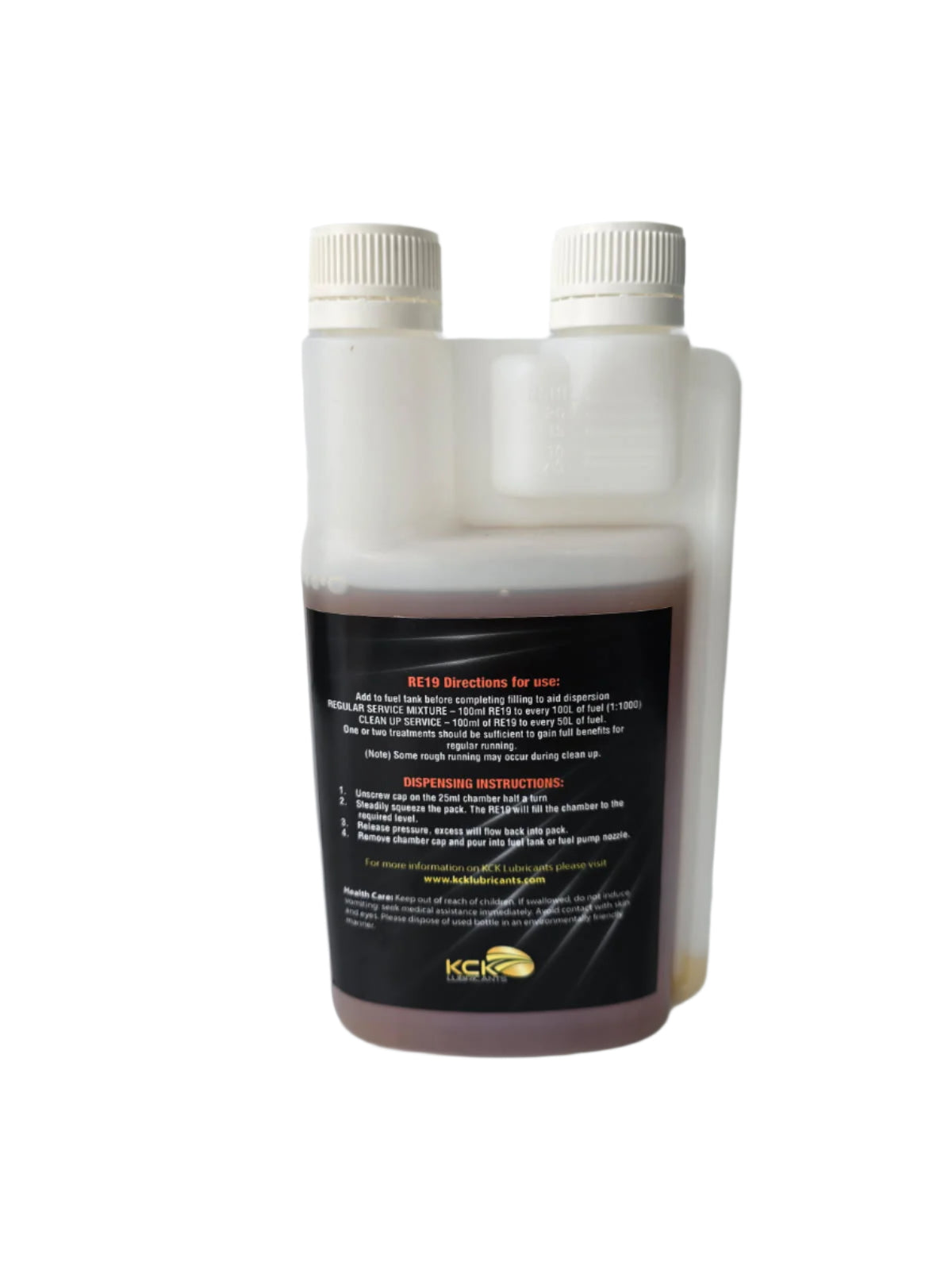 KCK Lubricants Diesel System Conditioner diesel additive multi-function diesel fuel treatment  diesel injector cleaner fuel stabilizer diesel fuel cleaner- 500ml bottle rear