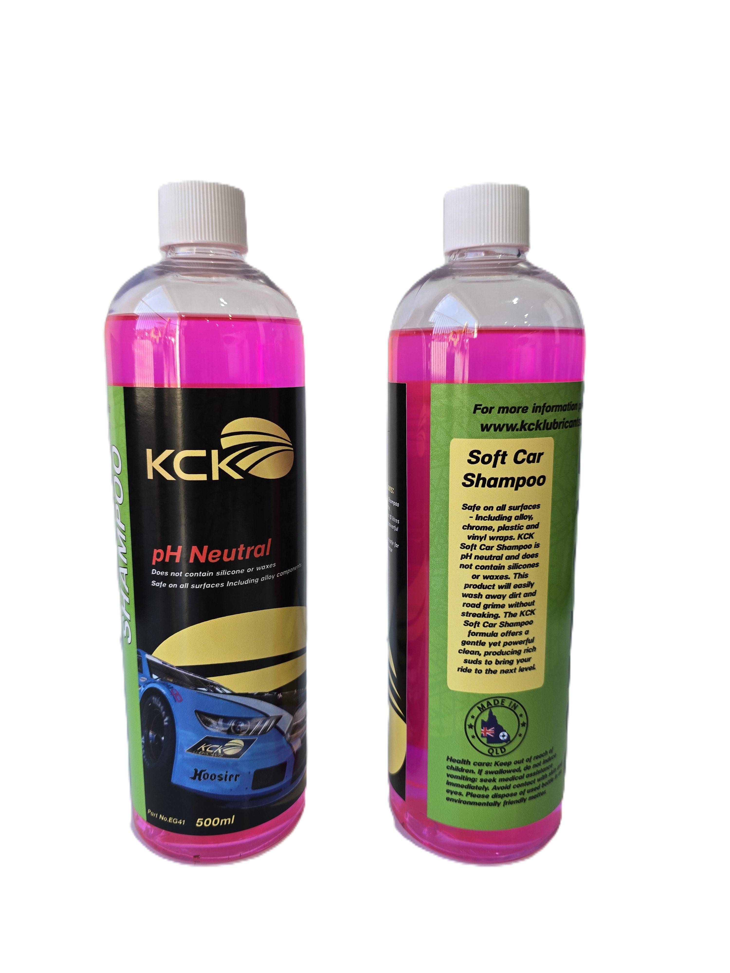 KCK Lubricants Soft Car Shampoo car wash soap - 500ml bottle rear