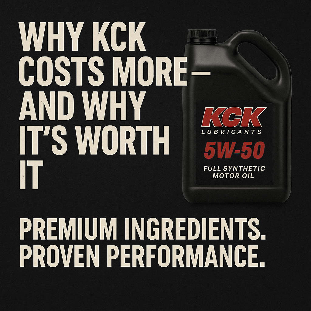Why KCK Lubricants Cost More (And Why They're Worth Every Cent)